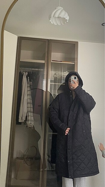 48 Beden Kapitone şişme mont