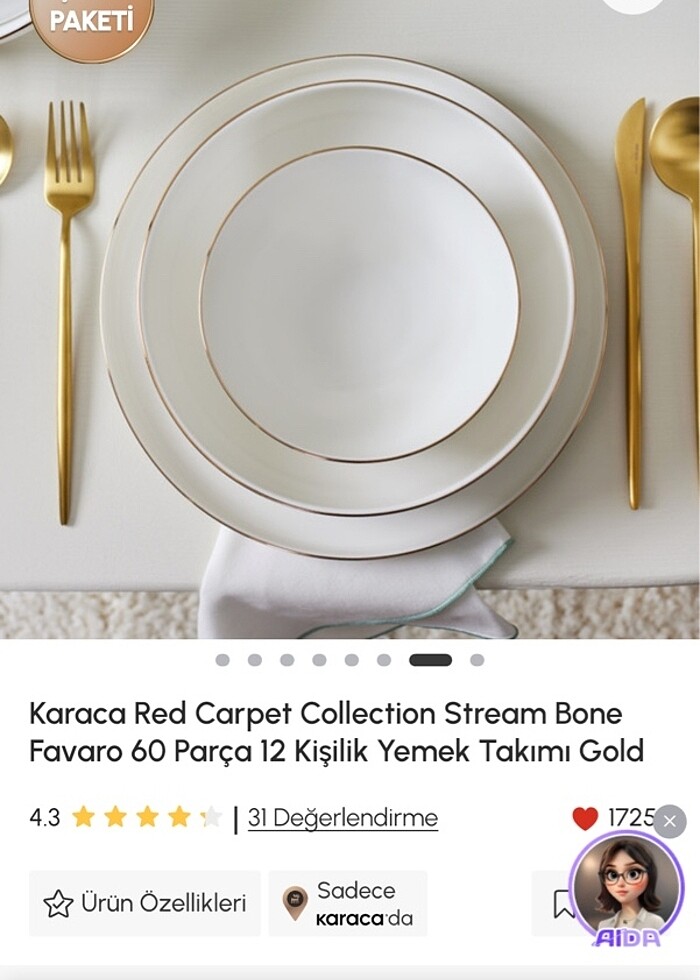 Karaca 12 kişilik yemek takımı - Görsel 2