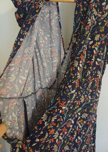 Kolsuz Fırfırlı Bohem Midi tulum - Görsel 6