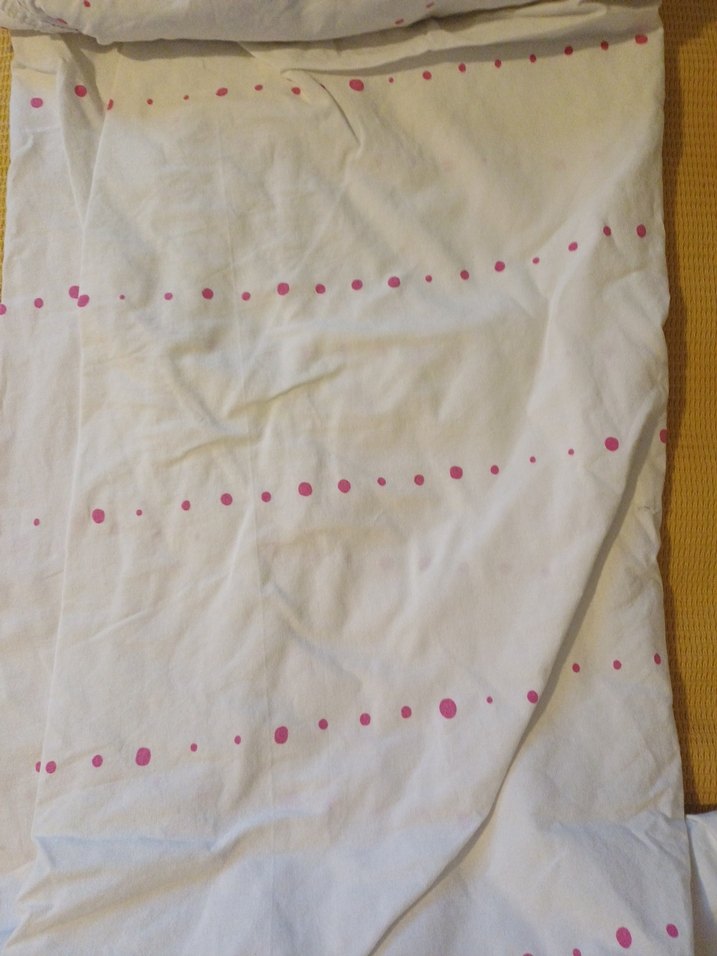 Beyaz ve Pembe Noktalı fitted carsaf - Görsel 3