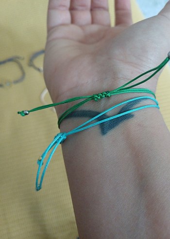 Renkli İşlemeli Boncuklu Bohem Bileklikler - Görsel 3