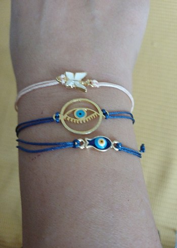 Renkli İşlemeli Boncuklu Bohem Bileklikler - Görsel 4