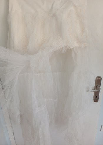 Beyaz Gotik Midi etek - Görsel 3