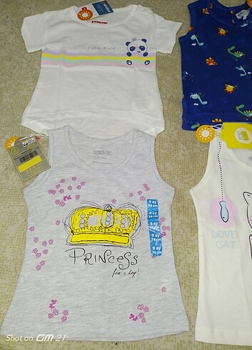 6-9 Ay Beden Hellobaby fisher Prince t-shirt 