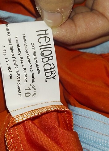 Hellobaby yağmurluk - Görsel 5