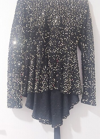 Payetli ikili takkm - Görsel 6