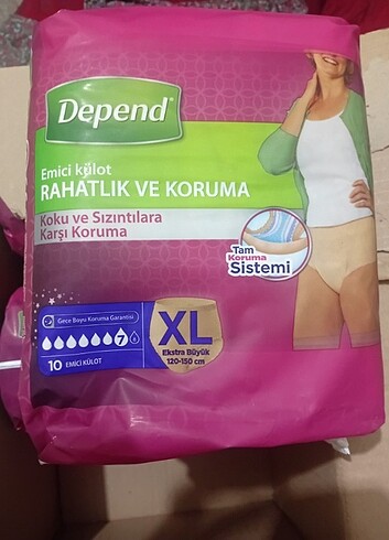 Diğer Depend giyilen hazır bez yetişkin