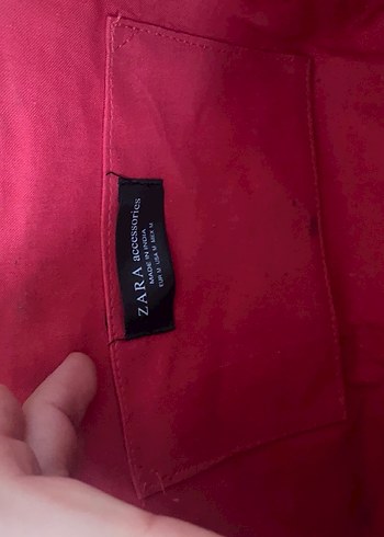 Zara marka Renkli Nakışlı Boncuklu Örgü Kadın Çanta - Görsel 6