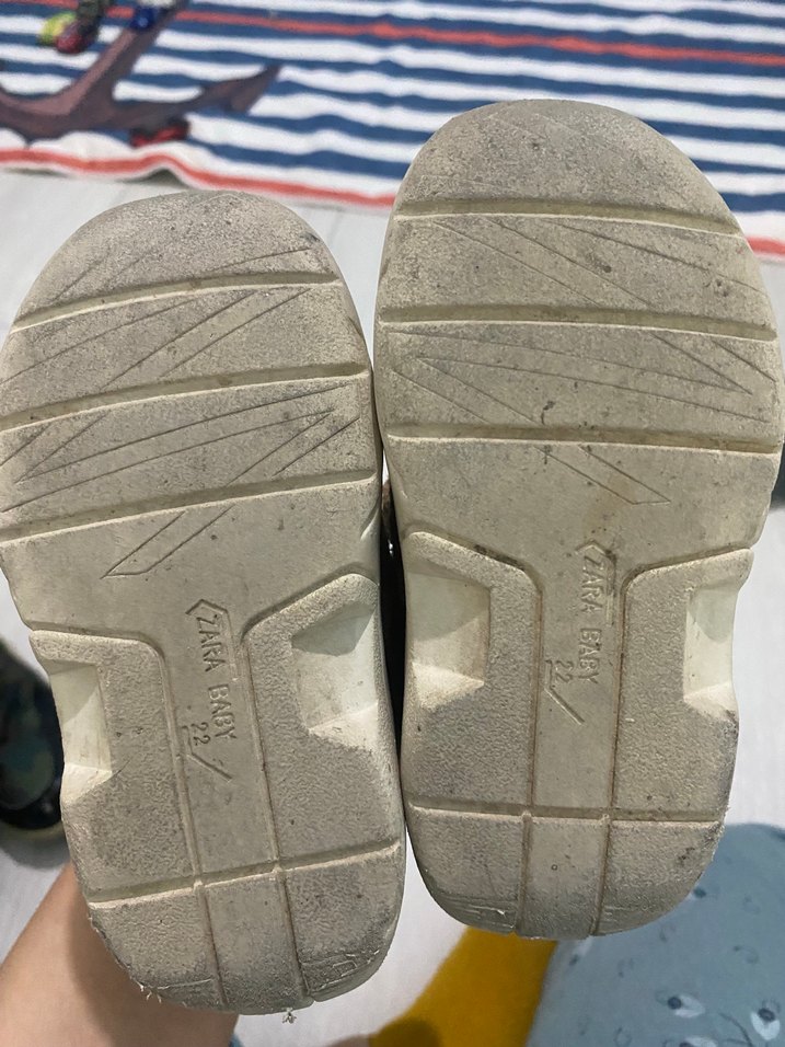 UnisexÇocuk Kahverengi Cırt Cırtlı Spor Ayakkabı - Görsel 4