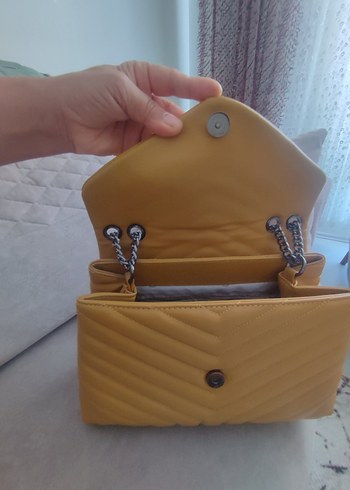 Beden Bej Zincir Detaylı KadınÇanta