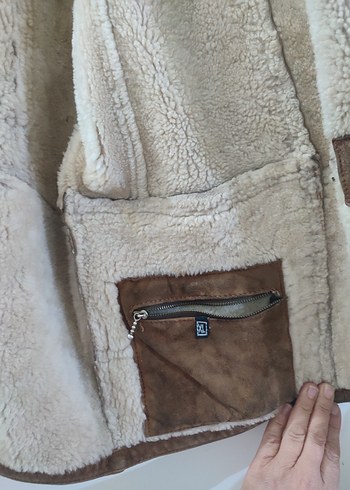 Düğmeli Kahverengi Süet Erkek Ceket - Görsel 6