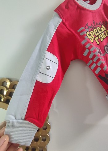 Barbie Kırmızı Baskılı Erkek Çocuk Sweatshirt
