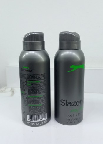 Slazenger Active Sport Erkek yeşil deodorant 2 adet - Görsel 2