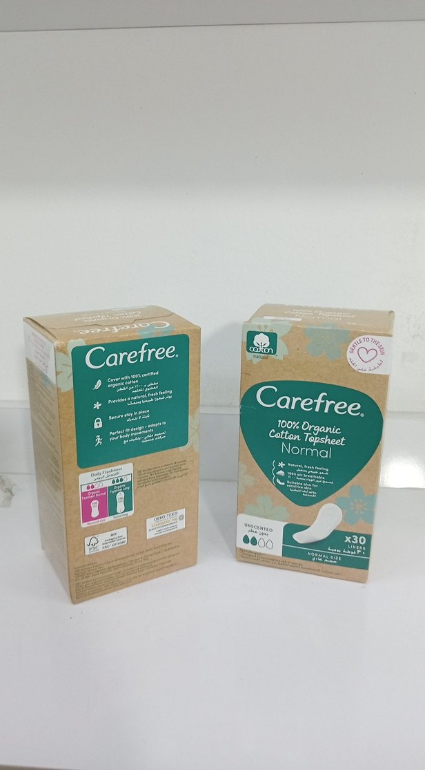 Carefree Organik hijyenik Pedi Normal 30'lu 2 paket - Görsel 2