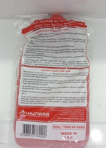 HAİTİ KILIFLI SICAK SU TORBASI  2LT. - Görsel 2