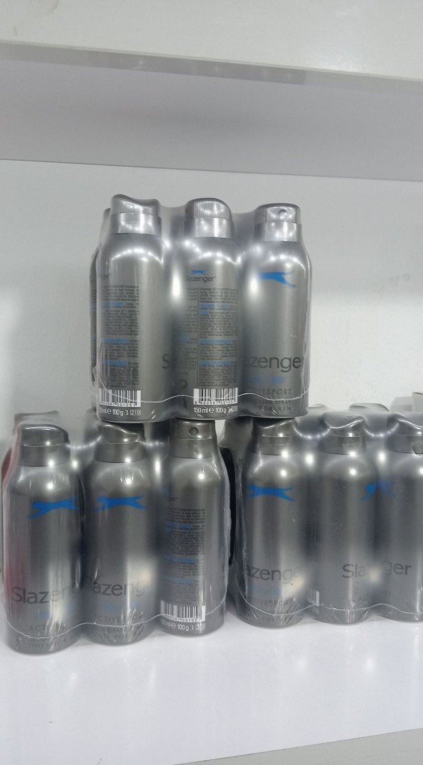 Slazenger Erkek Deodorant mavi 18'li Paket - Görsel 2