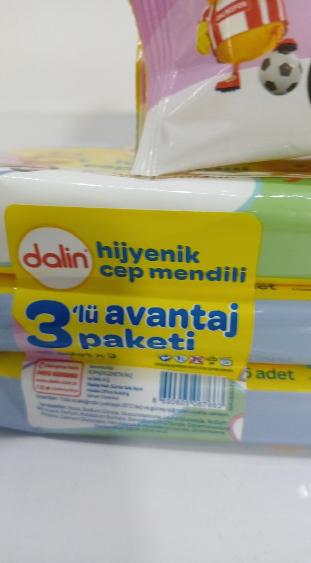 Dalin Hijyenik Cep Mendili 15x3 3paket - Görsel 4