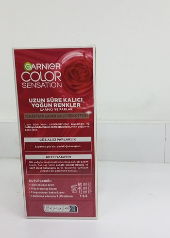 Garnier Color Sensation Saç Boyası 8.0 Parlak Sarı - Görsel 3