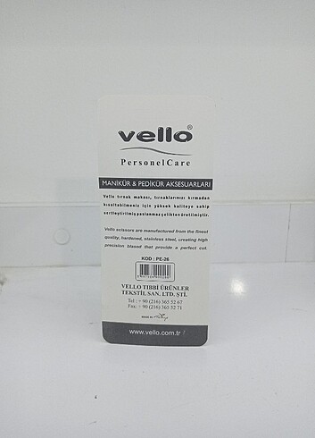 VELLO BÜYÜK BOY TIRNAK MAKASI - Görsel 2