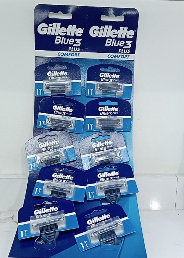 GİLLETTE BLUE 3 BİCAK 10 KU KARTELA - Görsel 2
