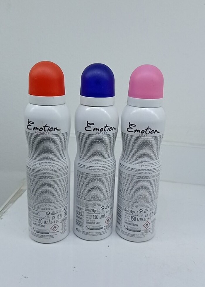 Emotion kadın deodorant 3lü serisi. - Görsel 2