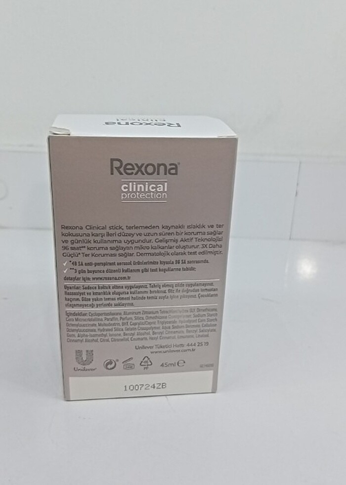 REXONA CLİNİCAL STİCK DEODORANT KADIN. - Görsel 3
