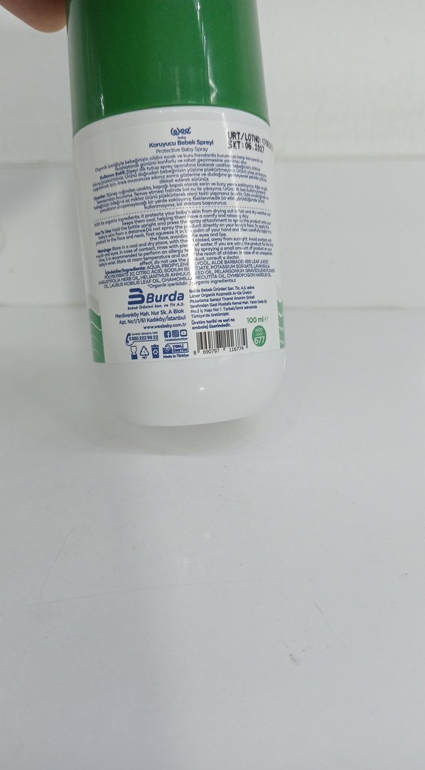 Wee organik Koruyucu Bebek Spreyi - Görsel 3