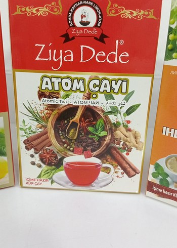  Beden Ziya Dede Bitki Çayları Seti 3 çeşit 3 paket