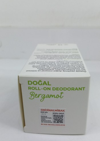 Beden Renk Zederma Bergamot Erkek Roll-On Deodorant 50 ml