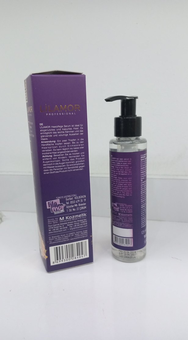 Lilamor Keratin Bakım Saç Serumu 125 ml - Görsel 3