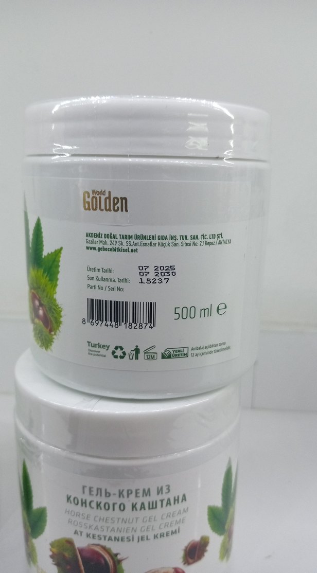 world golden 500 ml At Kestanesi Özlü masaj Jel 3 adet - Görsel 2
