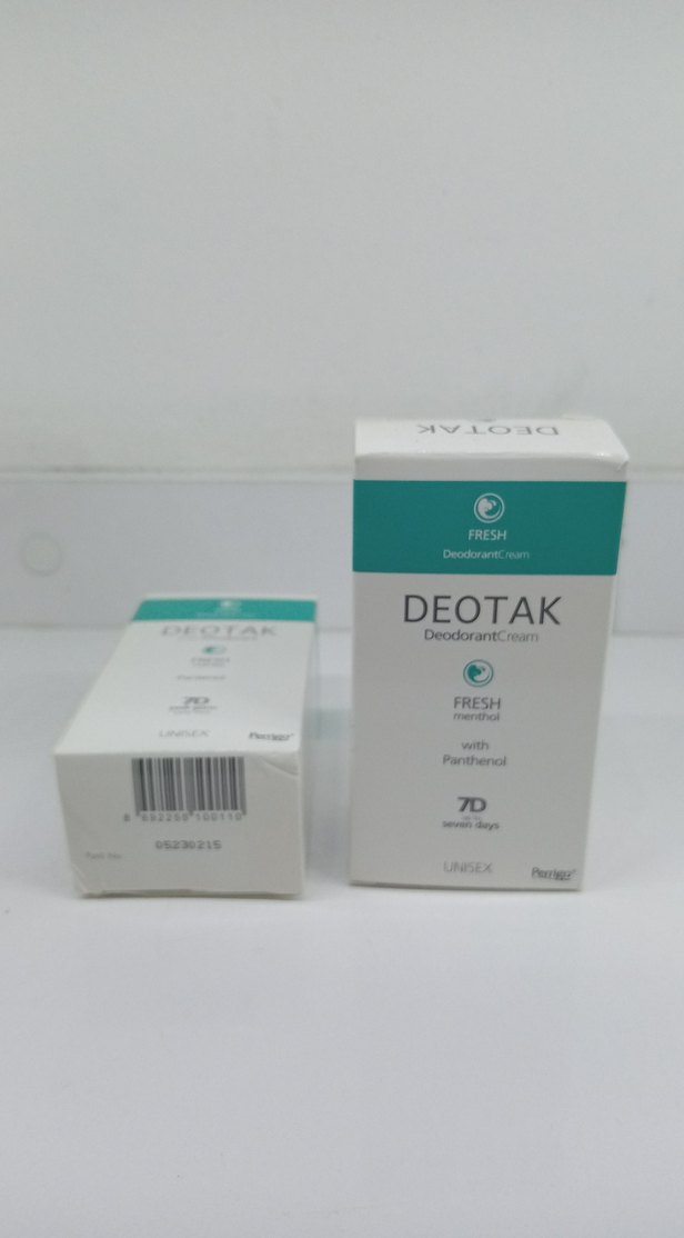 Deotak Fresh Kadın Deodorant Krem 7 Gün 2li - Görsel 3