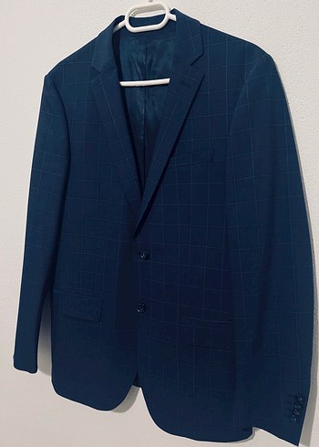 46/6 FABRİKA Düğmeli lacivert Erkek BLAZER - Görsel 8