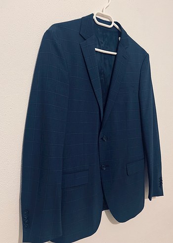 46/6 FABRİKA Düğmeli lacivert Erkek BLAZER - Görsel 2