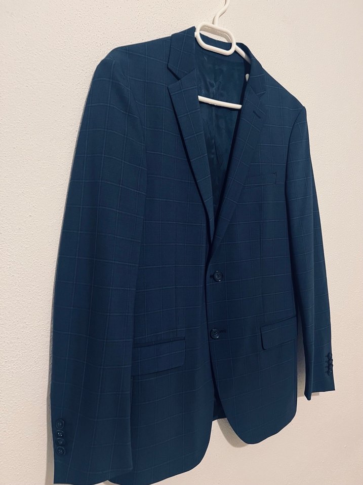 46/6 FABRİKA Düğmeli lacivert Erkek BLAZER - Görsel 2