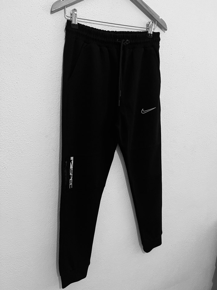 S-Nike Siyah Erkek Regular Fit Eşofman Altı - Görsel 4