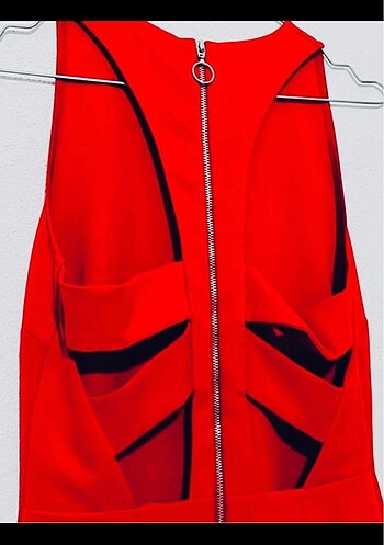 Zara S-36 ZARA DAR ARKA ÇAPRAZ ŞIK ELBİSE