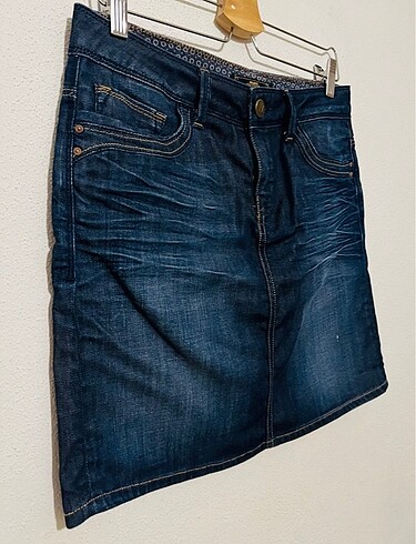 Mavi Jeans S-36 TAŞLANMIŞ YENİ KOT ETEK
