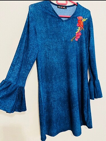 M-38/40 TEK MODA NAKIŞLI ESNEK BLUZ
