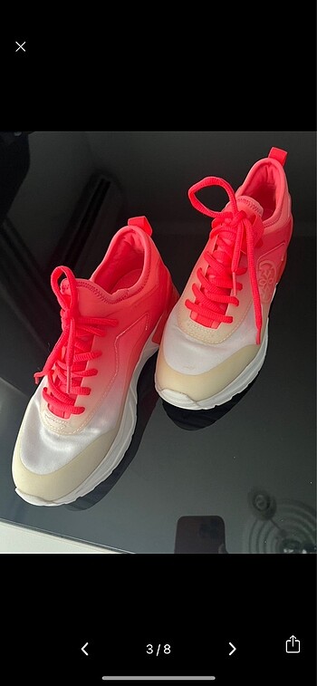36 Beden 36 GUESS ORJİNAL KALIN TABAN SNEAKER