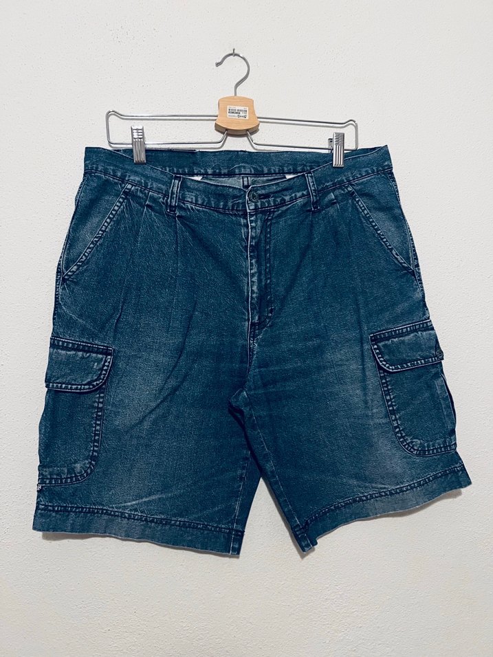 31/32 ÇAT Mavi Denim Kargo Şort — görsel 6/9