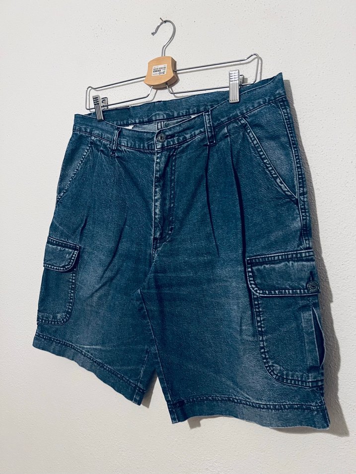 31/32 ÇAT Mavi Denim Kargo Şort — görsel 5/9