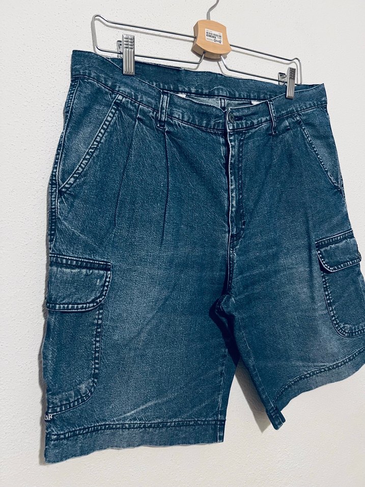 31/32 ÇAT Mavi Denim Kargo Şort — görsel 3/9