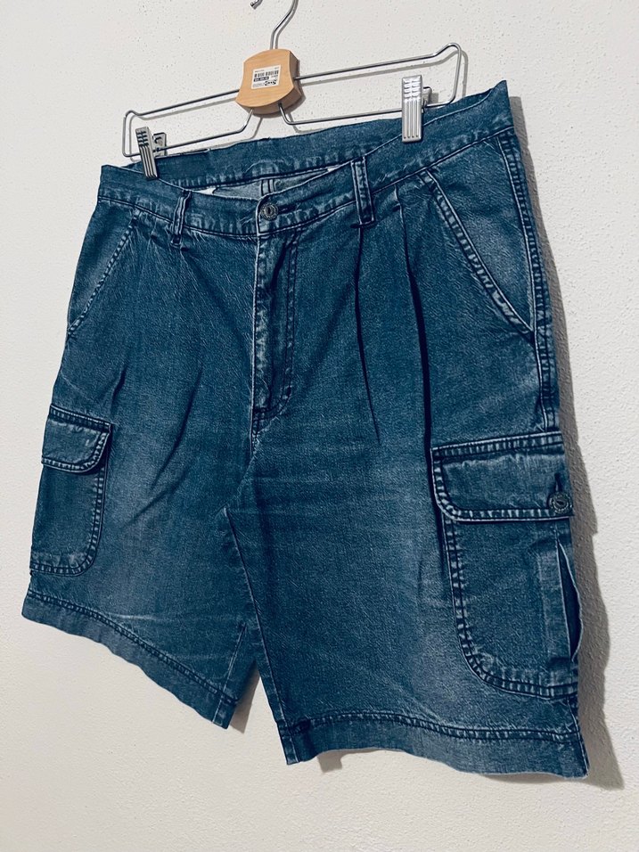 31/32 ÇAT Mavi Denim Kargo Şort — görsel 2/9