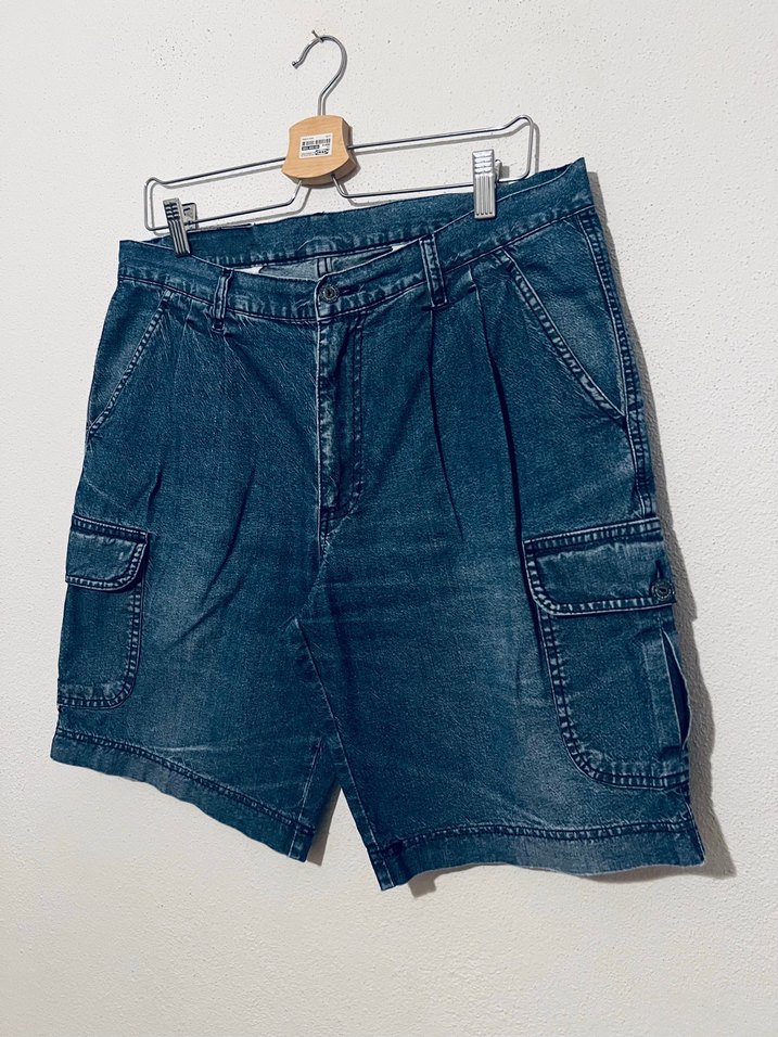 31/32 ÇAT Mavi Denim Kargo Şort — görsel 4/9