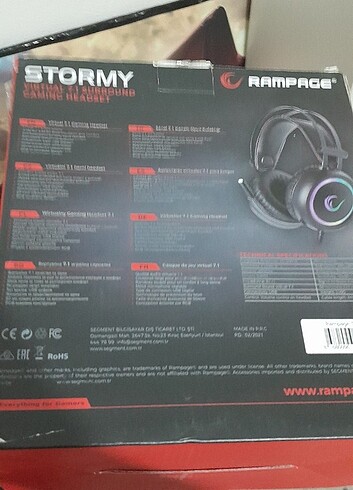 Beden Rampage Stormy 7.1