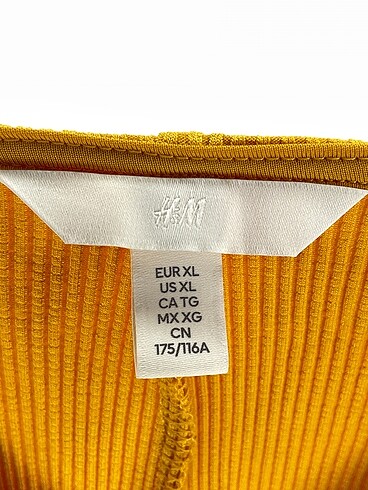 xl Beden sarı Renk H&M Kısa Elbise %70 İndirimli.
