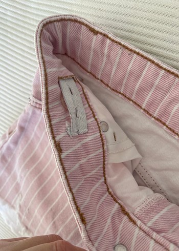 Zara çizgili şort - Görsel 3