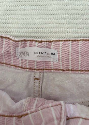 Zara çizgili şort - Görsel 4