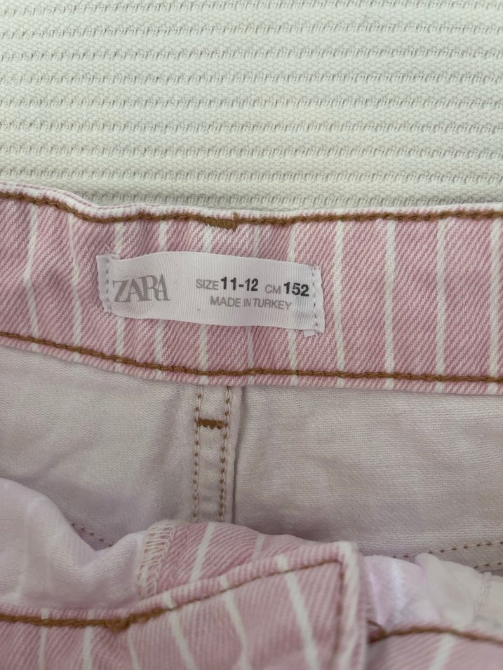 Zara çizgili şort - Görsel 4